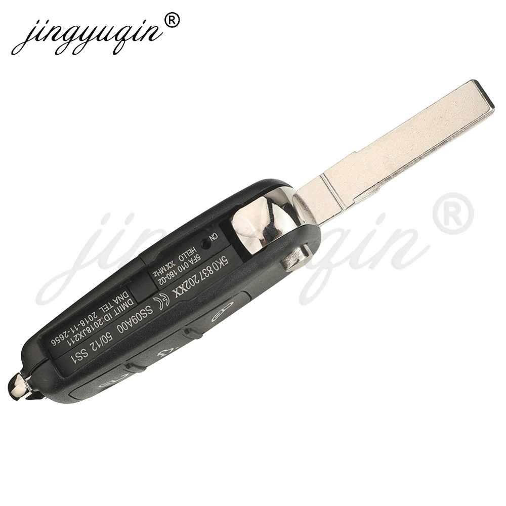 5K0837202BP/BJ llave de coche Go sin llave para VW Jetta Passat Beetle Caddy Multivan Transporter Tiguan 2016-2019 315Mhz MQB48 NBGFS93N