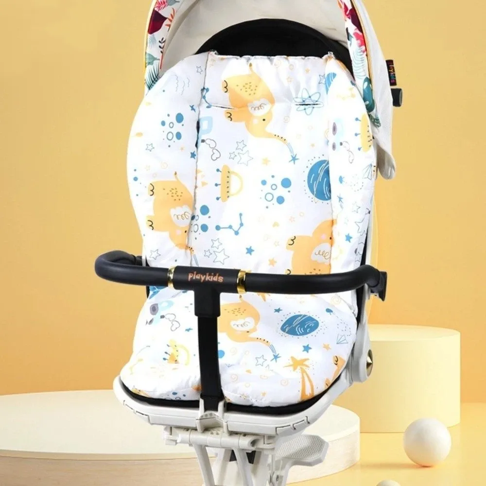 

Cotton Material Baby Stroller Seat Cushion All Seasons Cartoon Pattern Stroller Seat Pad Breathable Comfortable