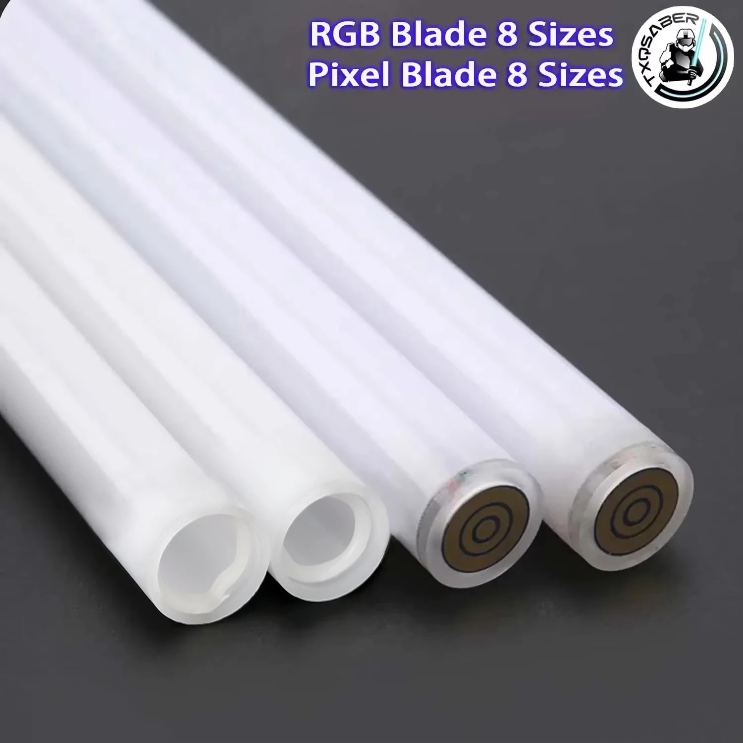 TXQSABER RGB และ Pixel Blade 16 ประเภท 1 นิ้ว 7/8 incn 3 มม.82 ซม./92 ซม.คุณภาพสูง PC Blade สําหรับ TXQ ยี่ห้อโลหะ Hilt สําหรับ Dueling