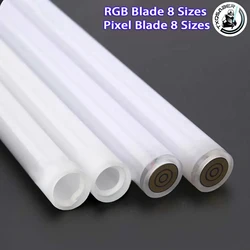 TXQSABER RGB and Pixel Blade 16types 1inch 7/8 incn 3mm 82cm/92cm High Quality PC Blade For TXQ Brand Metal Hilt for Dueling