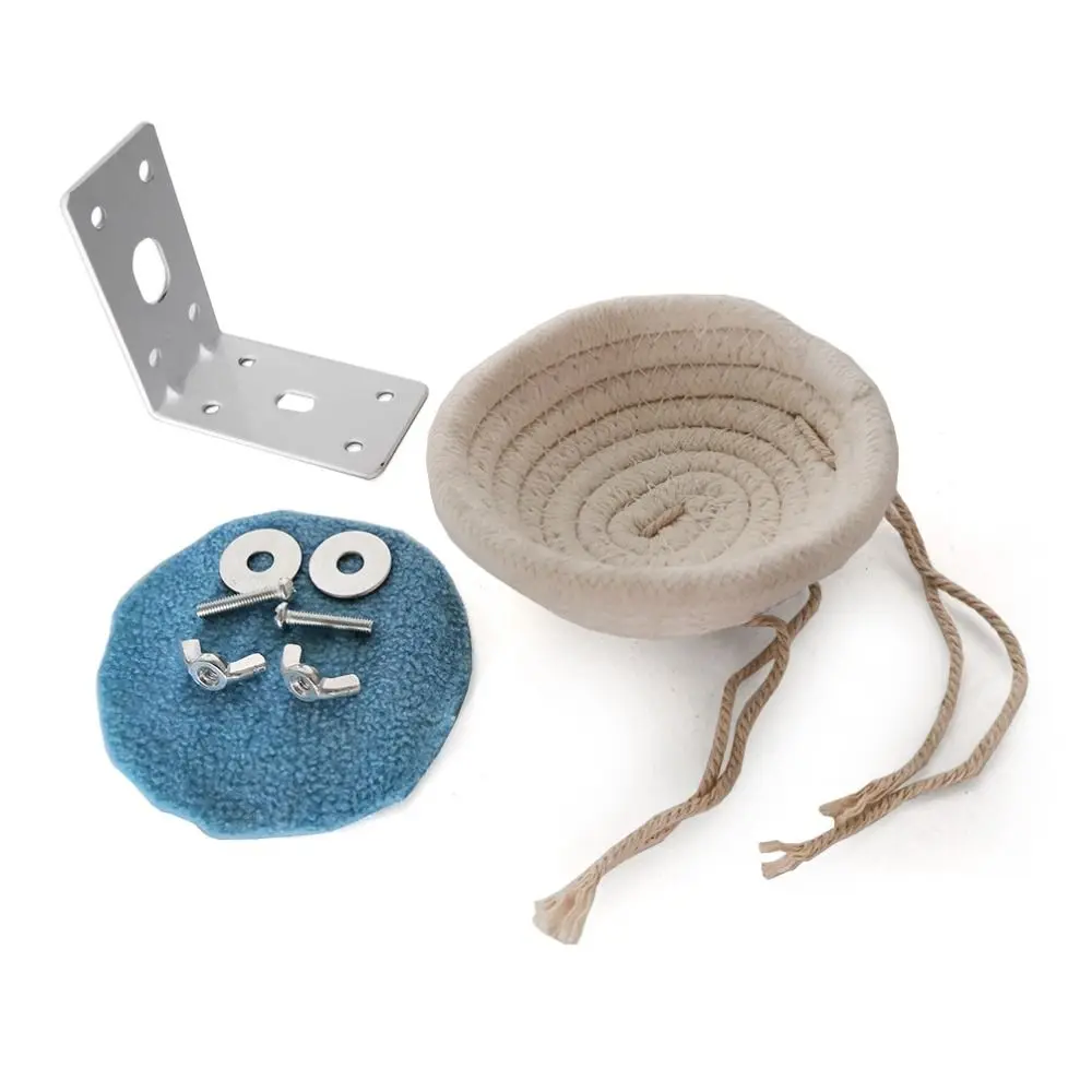 Pet Bird Nest Hanging Sleeping Bed Cotton Rope Cave Breeding Cage Toys Bird House Cockatoo Hut Parrot Lovebird Budgies Hamster