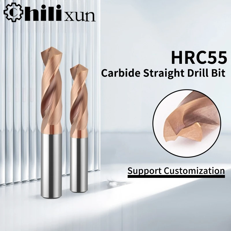 

Сверла HILIXUN Premium TiN с покрытием Jobber, для твердого металла и нержавеющей стали, прямой хвостовик