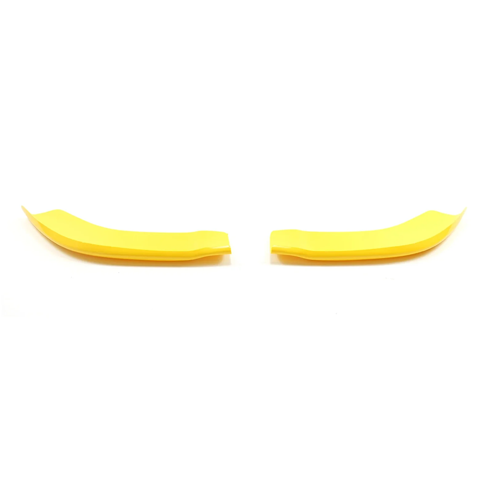 2PCS For Dodge Charger SRT 2011-2014 Car Front Bumper Corner Yellow Spoiler Splitter Lip Diffuser ABS Accessrioes 2012 2013