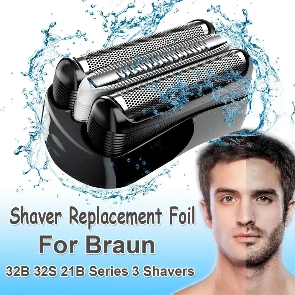 For BRAUN Series 3 Foil & Cutter Head 32B 32S 21B 21S Cassette 320S-4 330S-4 340S-4 3010S 32B 350 380 390CC 350cc 300s 310s