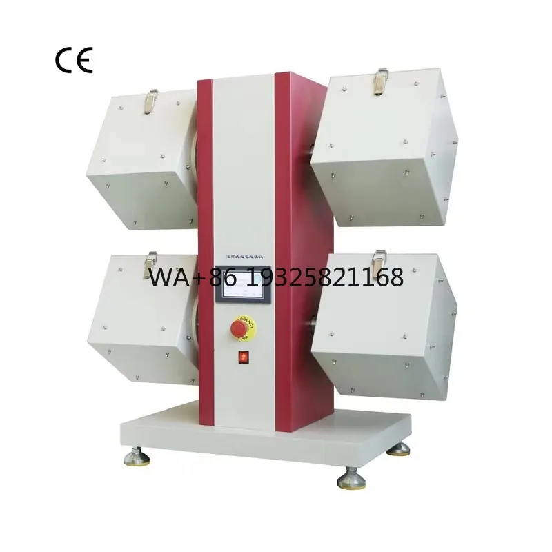 ISO 12945 BS 5811 Rolling Box Type ICI Pilling Testing Instrument JIS L1076 IWSTM 152 Tumble Box Anti-Pilling Resistance Tester