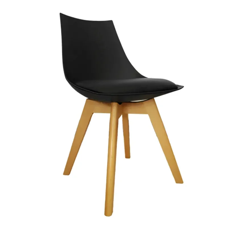 Nordic Upholstered Dining Chair Wrought Iron Frame with Backrest for Home Cafe Restaurant Milk Tea Shop