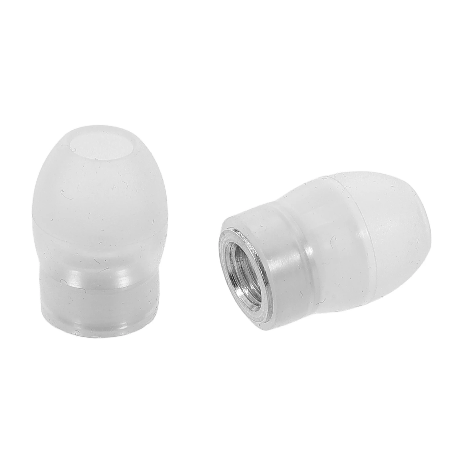 

2 Pcs Stethoscope Earplugs for Sleep Fragments White Silica Gel Headphone Accessories