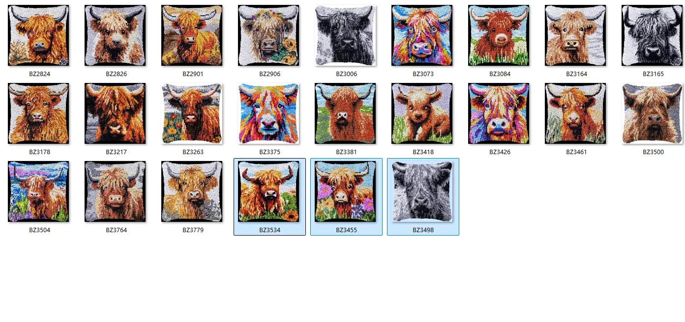 

Комплект крючков с защелкой в виде пчелы, ковер, холст, цвет, стили коровы, ручная работа, Xaoppakket, сделай сам, ковер, вышивка, цветы ручной работы 43-43 см