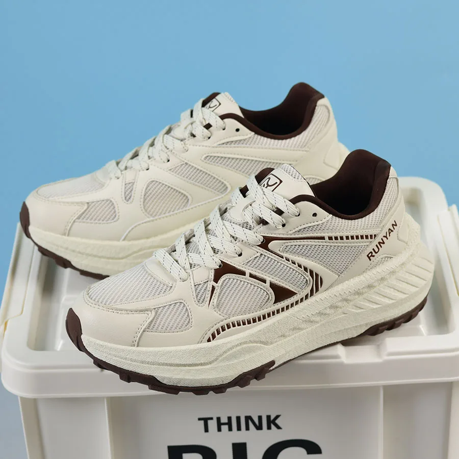 

Men's Running Shoes Cushioning Outdoor Non-Slip Jogging Breathable Trainer Race Sneakers Luxury shoes Mesh Couple Off-road Shoes