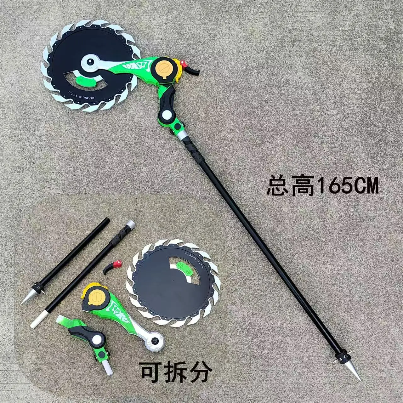 คอริน วิคส์ ดาบอาวุธจากเกมเซนเลส โซน ซีโร่ อุปกรณ์คอสเพลย์ ความยาว 165 ซม. สำหรับฮาโลวีน คริสต์มาส งานแฟนซีปาร์ตี้ อุปกรณ์เสริมชุดแฟนซี