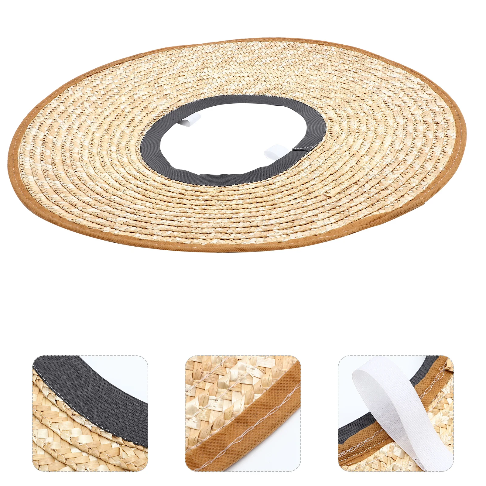 Sun Sombrero Hard Hat Shade Full Brim Construction Straw Sunshade Man Hats for Men