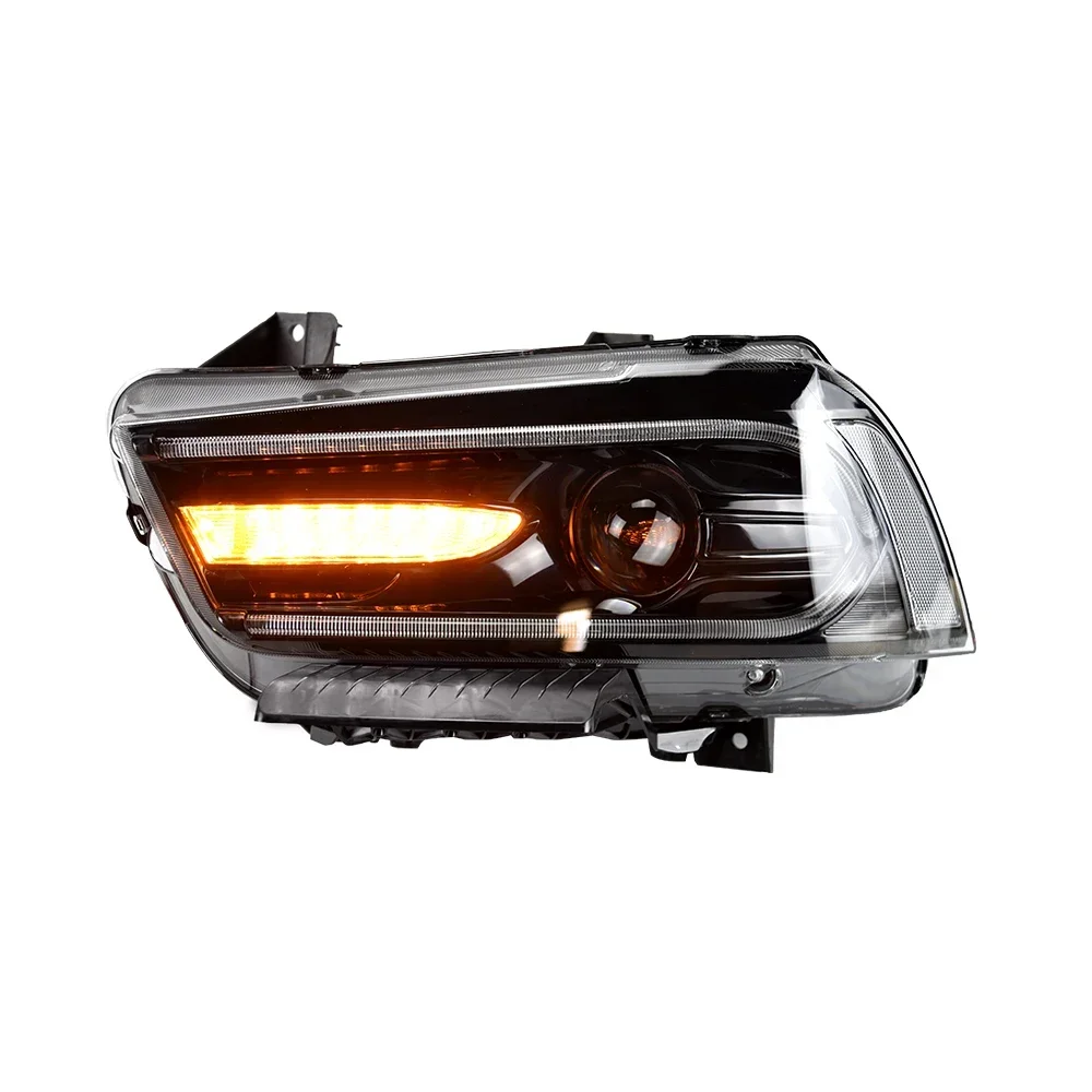 Car Front lamps High Quality Assembly For Dodge Charger 2011-2014 Upgrade New LED Auto Headlight Projector Lens Hot Accessories