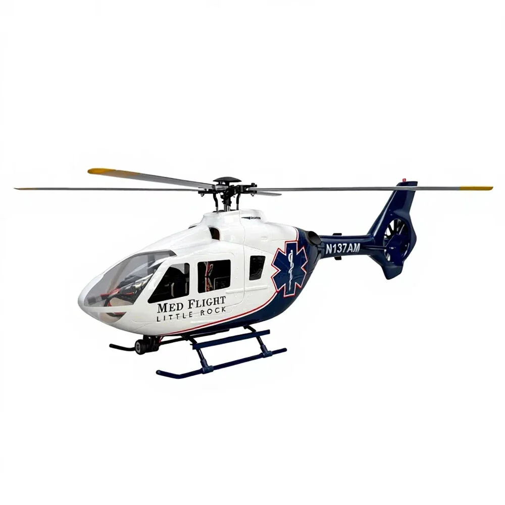 ROBAN EC135 450 Class 2.4G 6CH GPS Stabilized Scale RC Helicopter RTF With X2 Flight Controller and Searchlight