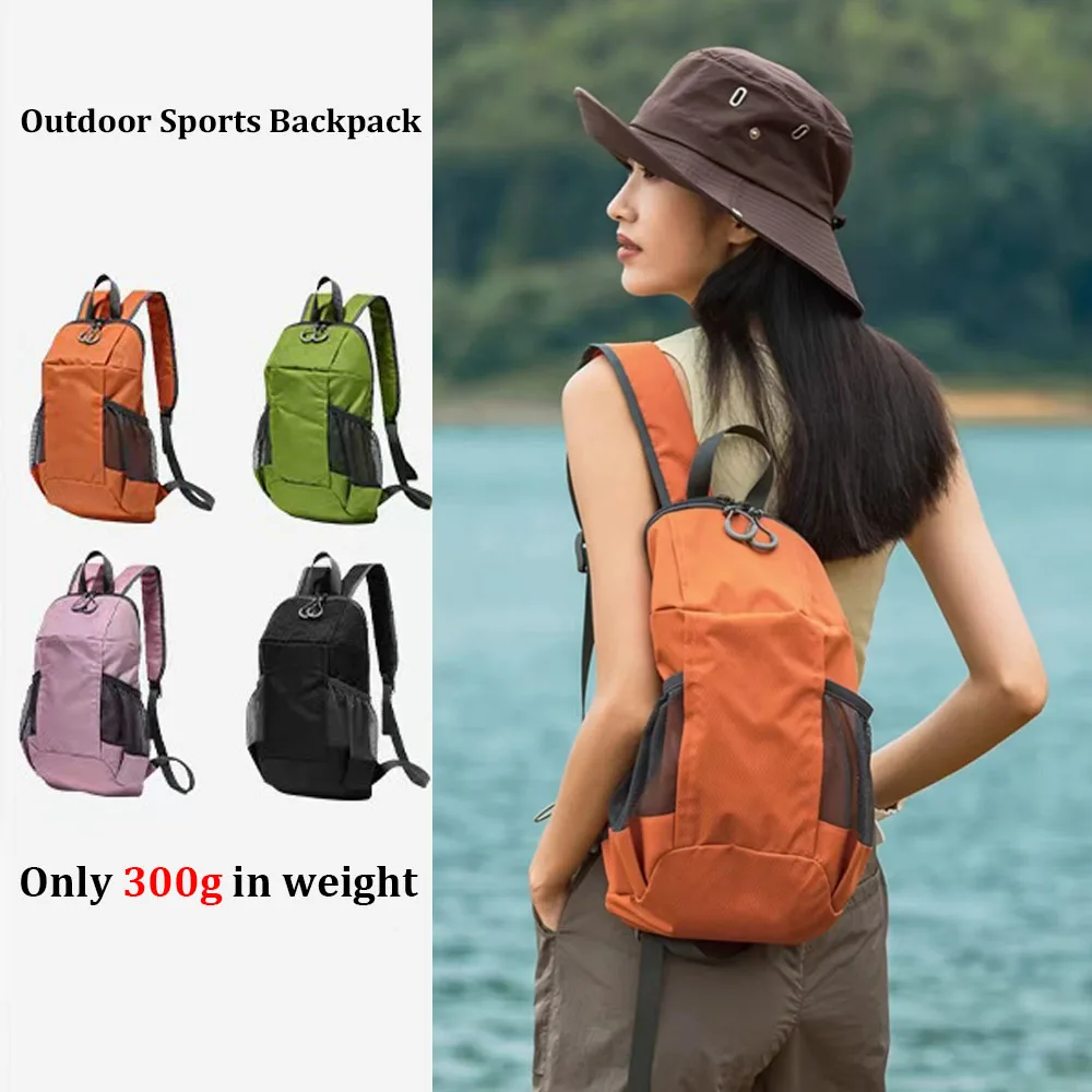 

Outdoor Lightweight Small Sports MEN'S Backpack Gym Bag Outdoor Fitness Riding Shoulder Bag Color Oxford Cloth Backpack