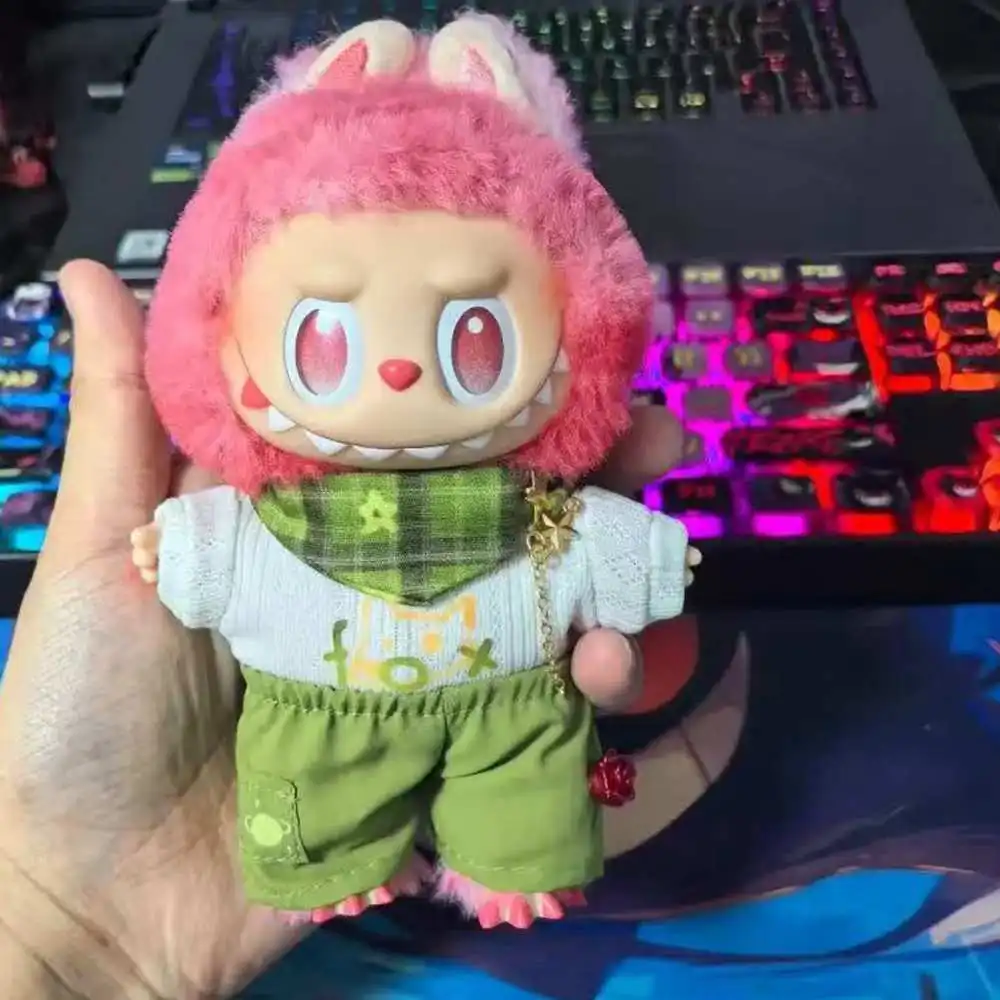 

Mini Doll'S Clothes Outfit Accessories For 17cm Ropa Labubu for 10cm Cotton Doll Plush Prince Little Fox Outfit
