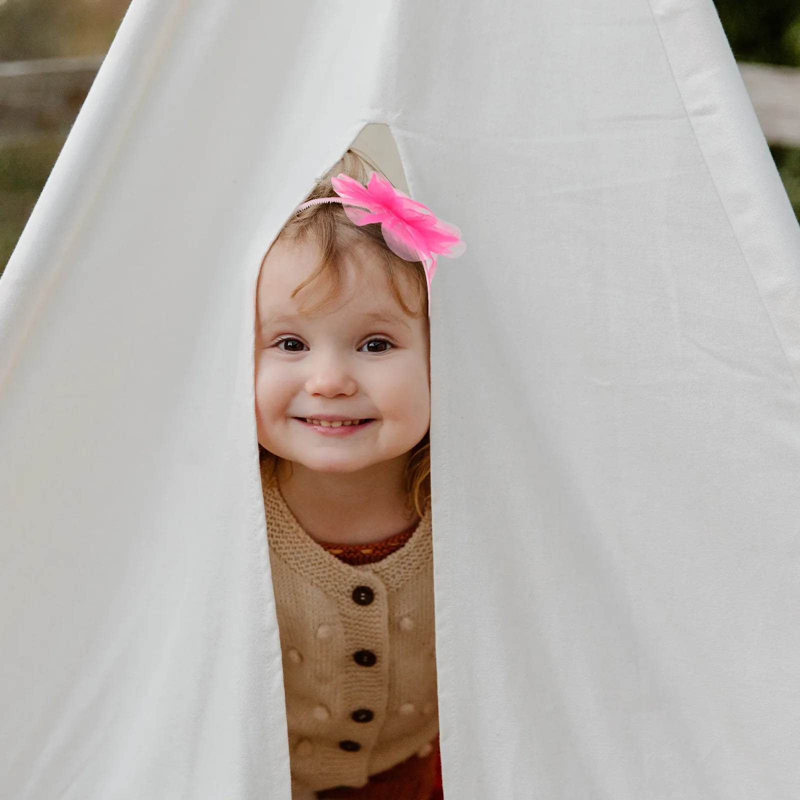 

4Pcs Exquisite Lace Flower Headbands Children Party Hair Decor Lovely Headdress School Play Talent Shower Photo Studio