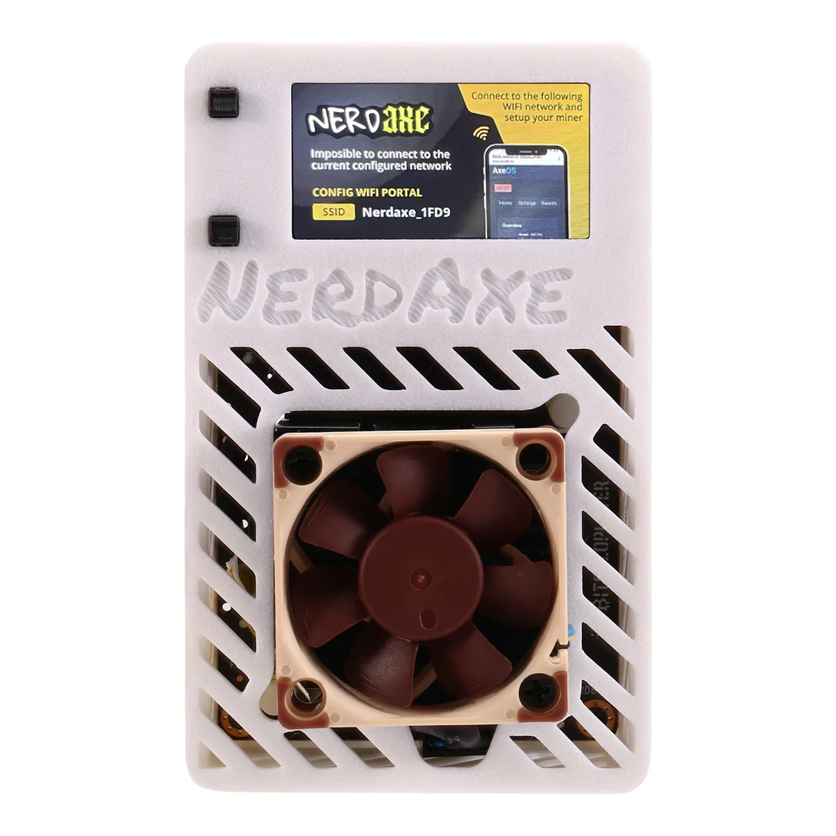 Hot Koop NerdAxe Mijnwerker Bitaxe 500Gh/S BM1366 ASIC Nerdminer BTC Mijnwerker Super Stille Fan Open Source loterij Mijnwerker US PLUG
