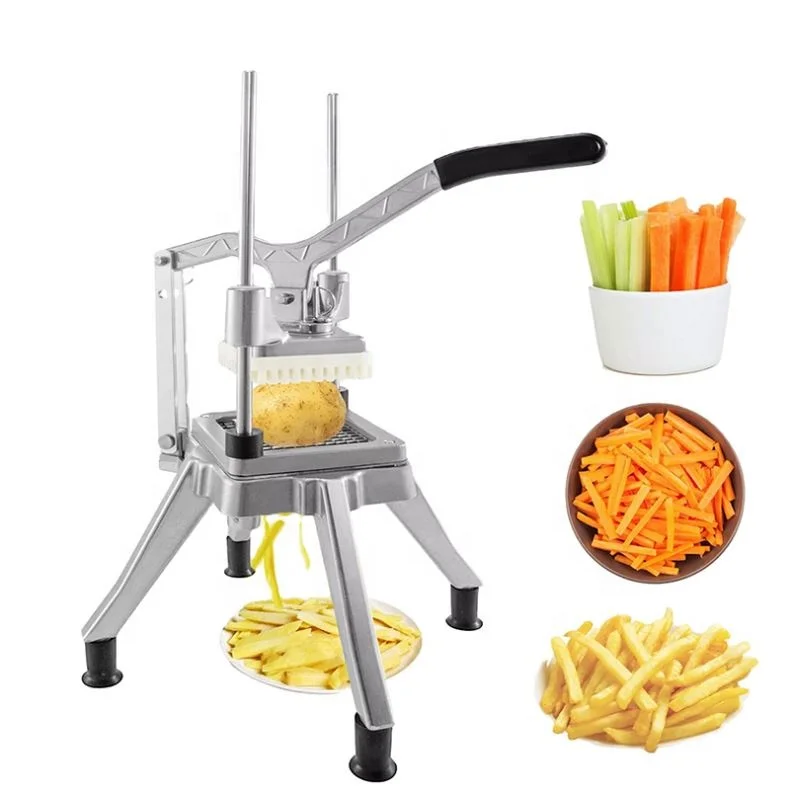 Multifunctional Manual Vegetable Fruit Cutter, Potato French Fry Dicer for Chili Yam & Various Produce Slicing