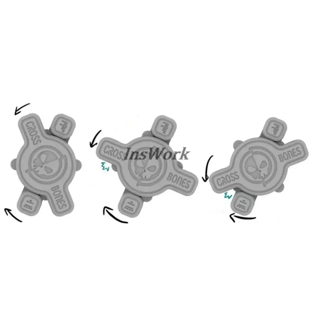 Osseous Point Fidget Slider Magnetic Toys Metal Fidget Slider Fidget Toys Stress Relief Spinner Office Toy Anxiety Toys