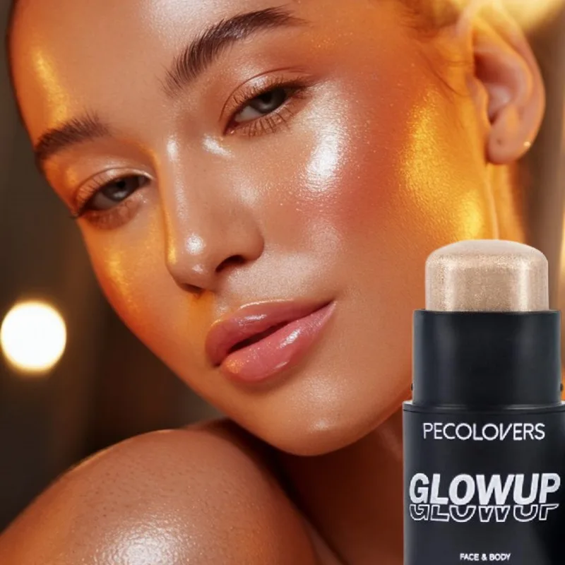 Resaltadores y resaltadores faciales 3D naturales de larga duración, colorete resistente al agua, corrector de contorno iluminador, cosméticos de maquillaje