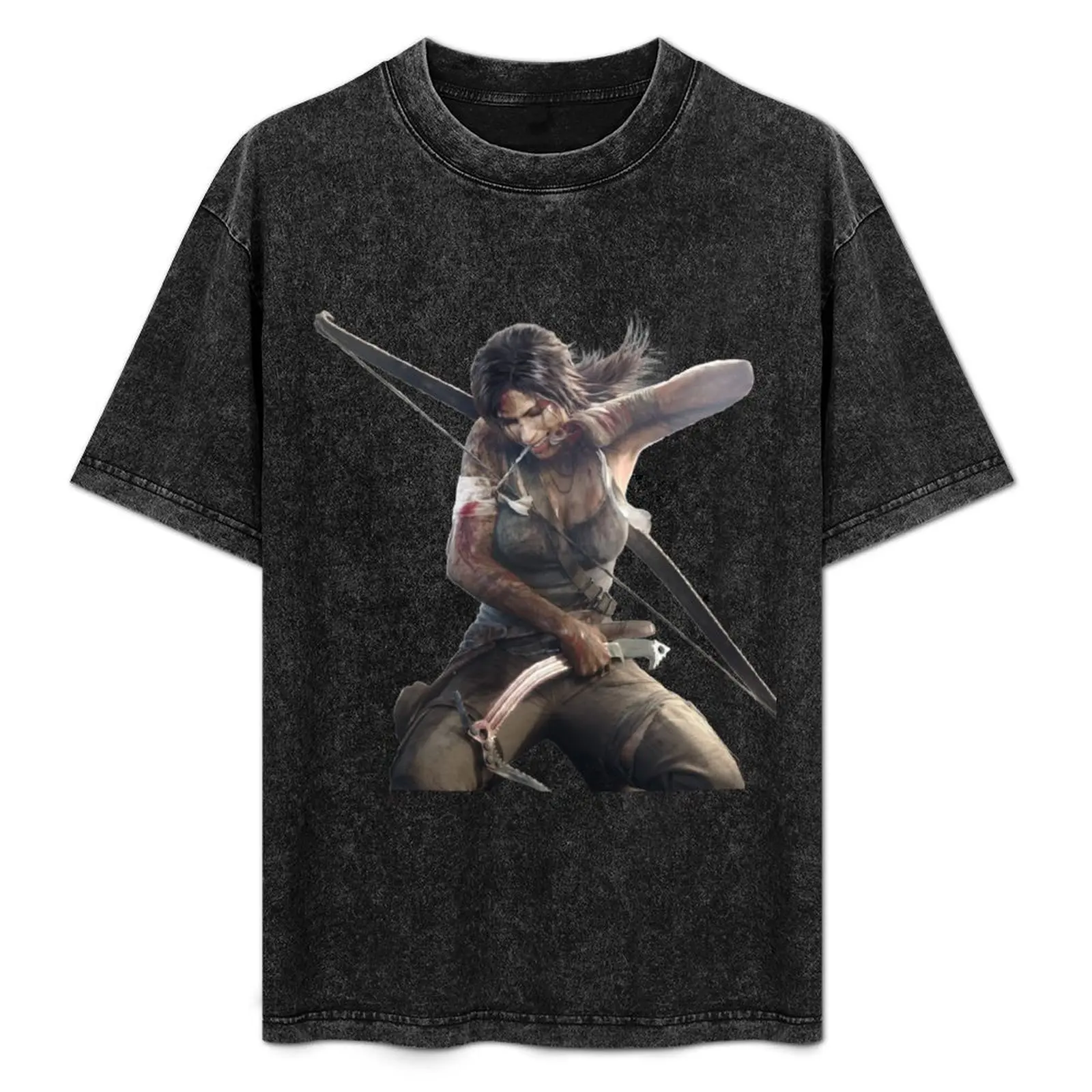

lara croft T-Shirt Work Duty Casual T-Shirt