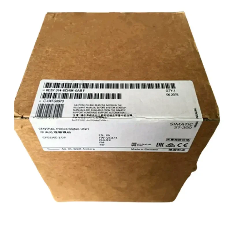 

Оригинальный новый модуль ПЛК на складе 6ES7314-6CH04-4AB1 6ES7 314-6CH04-4AB1 Модуль ЦП Один год гарантии