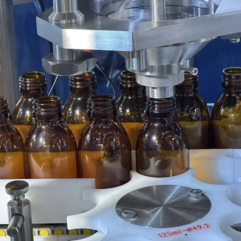 Multi Heads Automatic Liquid Filling Machine Industrial Bottle Filler for Beverage Cosmetic Oil Bottling Line