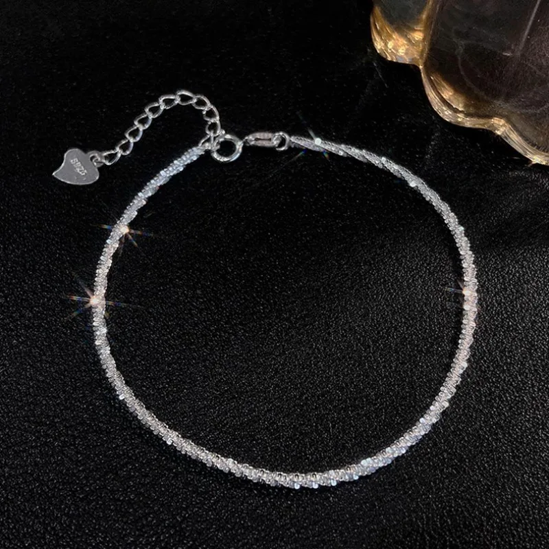 Voller Strasssteine, verstellbares 18 Karat vergoldetes Edelstahlarmband für Frauen, 2022, neuer trendiger quadratischer Zirkon-Armbandschmuck
