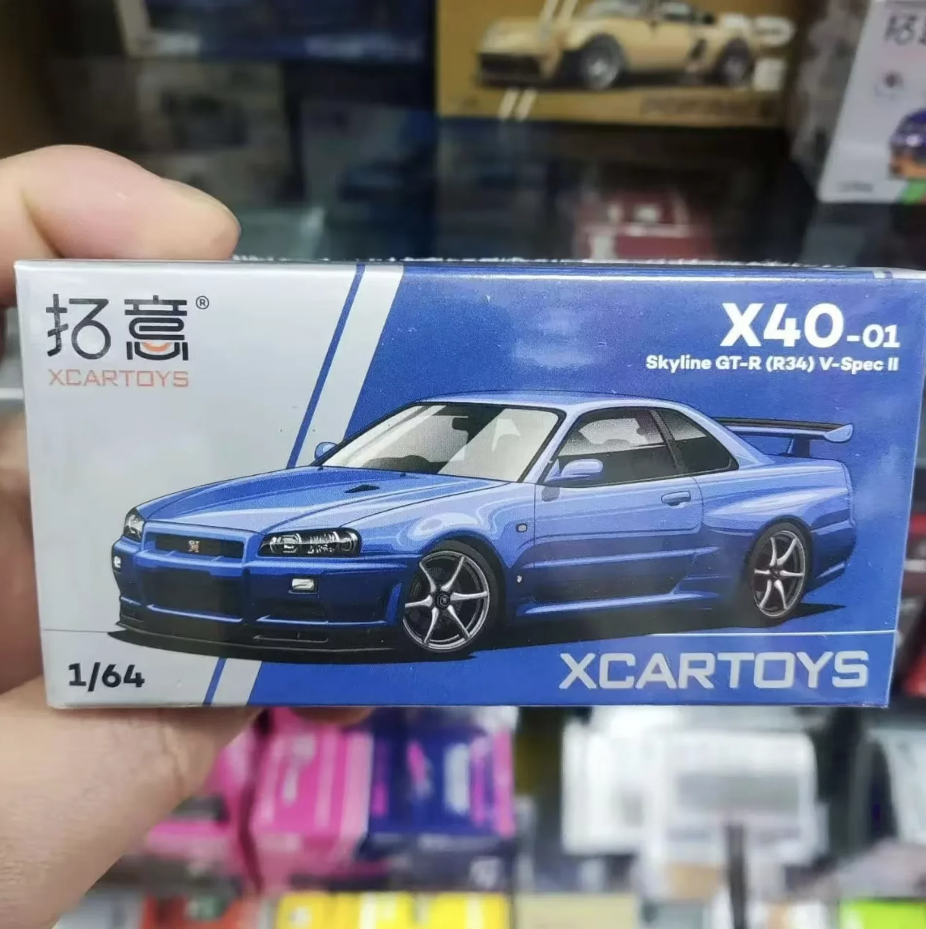 In Stock XCARTOYS POP RACE 1:64 Alloy Diecast Car Model Skyline R34 Civic EG6 Lancer Evo Mazda 787B Mini Racing Replica Hobby Co