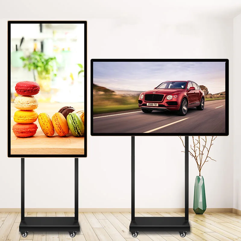 Android/Windows/Linux 32inch ETV Advertising Machine LED Display 4K Resolution Built-in Wi-Fi Advertising Cloud System
