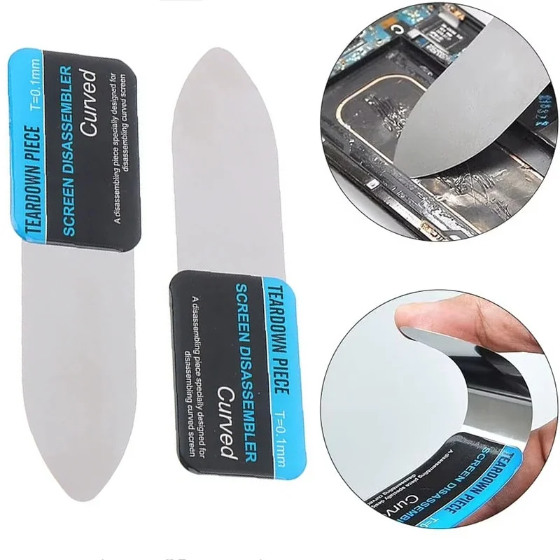 1-5Pcs Stainless Steel Blade Soft Thin Pry Spudger Mobile Phone Tablet Screen For Smartphone Repair Work Screen Opening Kit Set