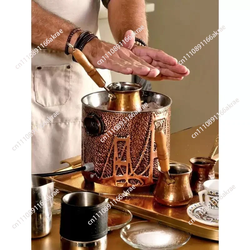 for Authentic Turkish Arab copper electric hot sand coffee machine heater