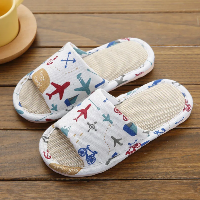 Slippers For Boy Girl Summer Spring Flat Shoes Children Home Indoor Cartoon Animal Fashion Kids Sandals Slides Flip Flops