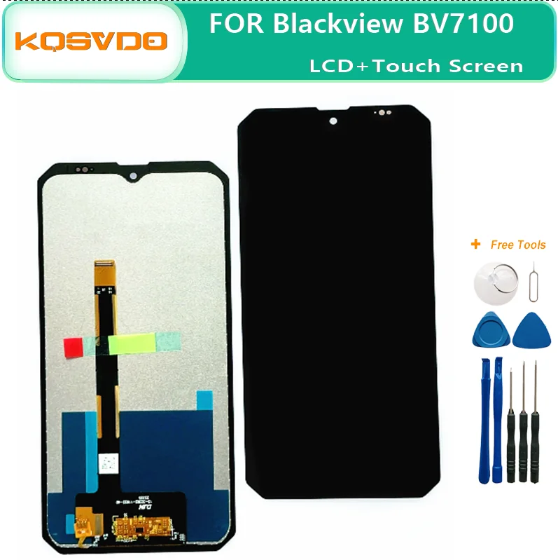 6.58 Inch Original New For Blackview BV7100 Touch Screen + 2400x1080 LCD Display Digitizer Assembly  For BV 7100 Replacement