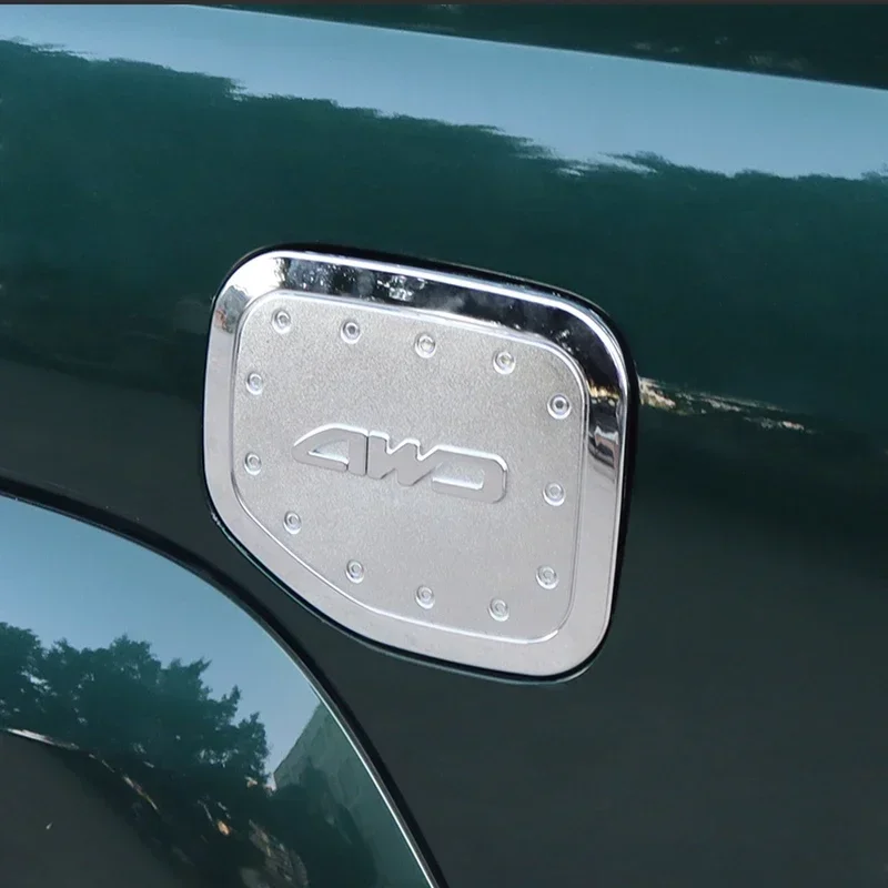 For Toyota Land Cruiser 120 Prado FJ120 2003 2004 2005 2006 2007 2008 2009 Chrome Fuel Tank Cover Car-styling Tuning Accessory