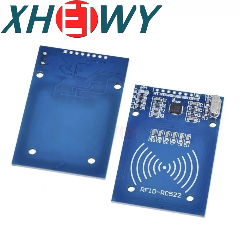 1ชิ้น RC522 MFRC-522 RFID RF IC การ์ดเหนี่ยวนำโมดูลเครื่องอ่านส่งพวงกุญแจการ์ด S50 Fudan