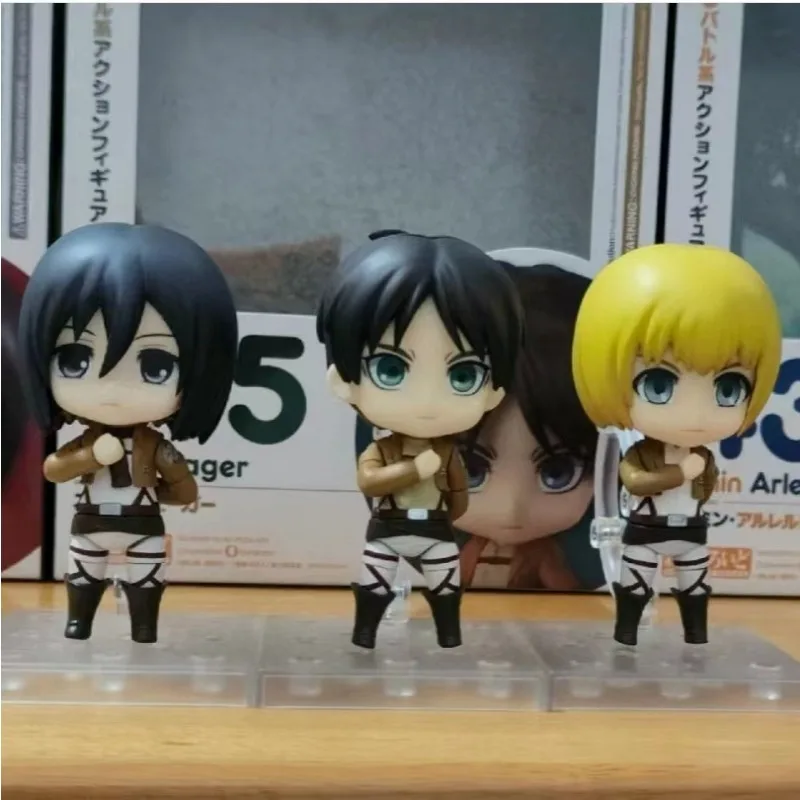 Attack on Titan Nendoroid Levi Ackerman Captain Eren Mikasa Ackerman Alvin Hans Zoe movable figure figure desktop decoration