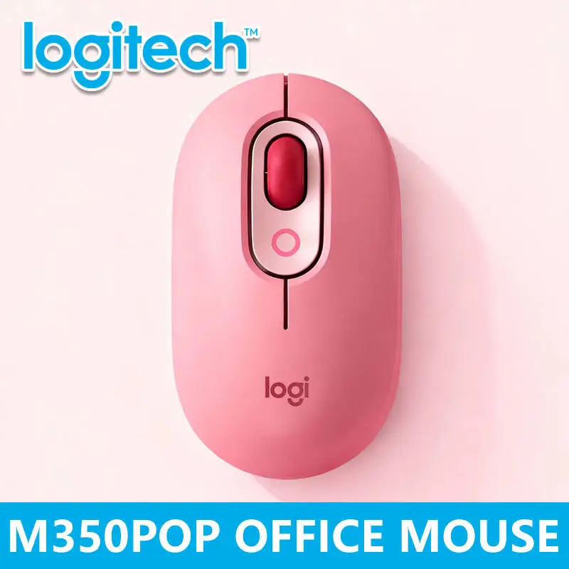 Logitech M350 POP-serie draadloze Bluetooth-muis voor iPads, tablets en laptops