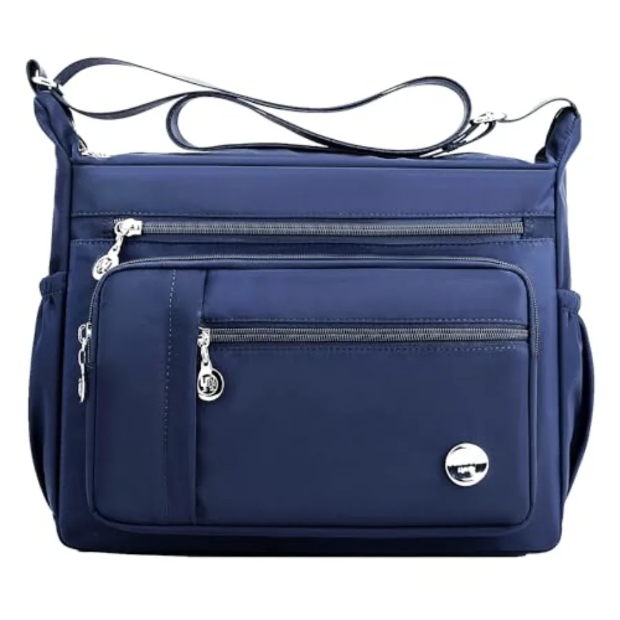 Bolso de hombro para mujer, espacioso, con múltiples bolsillos, bandolera, bolso de moda, bolso tote con asa superior