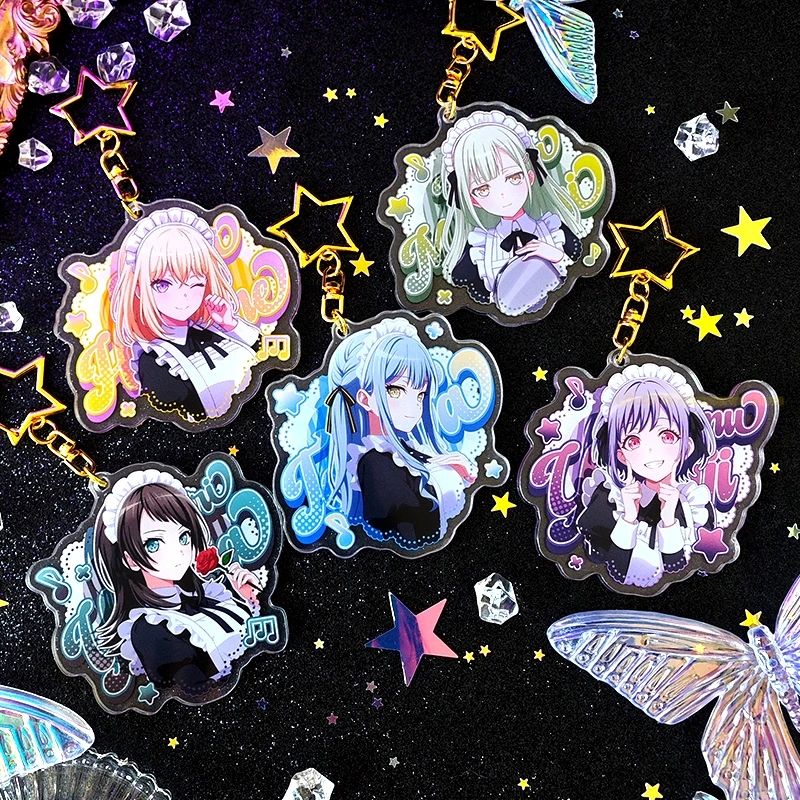 

Аниме BanG Dream! Sakiko Togawa Umiri Yahata Wakaba Mutsumi Рюкзак Подвеска Брелок Фигурка Акриловый Брелок Подарок На День Рождения