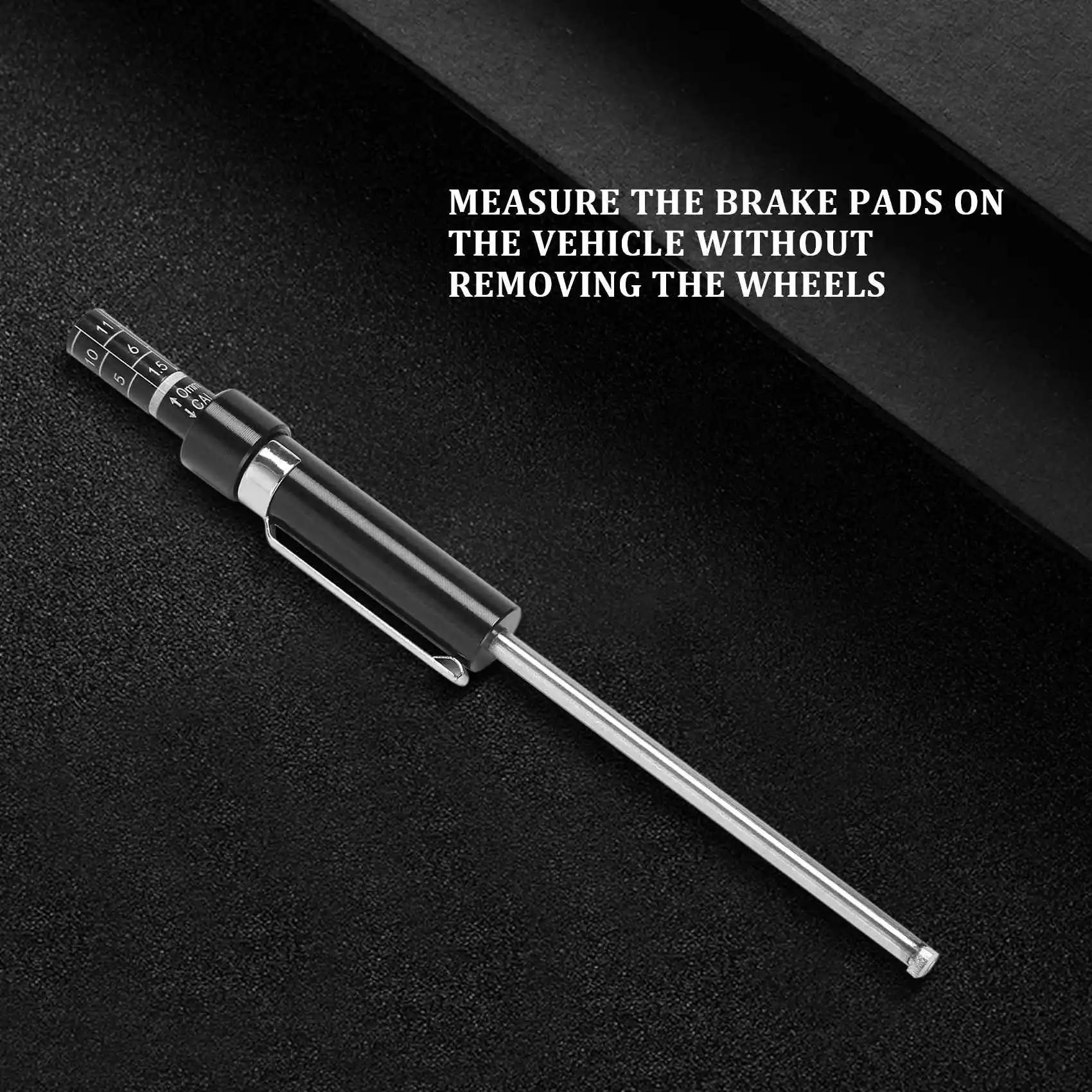 ปากกาตรวจจับผ้าเบรคขนาดเครื่องวัดความหนาผ้าเบรคสําหรับผ้าเบรค