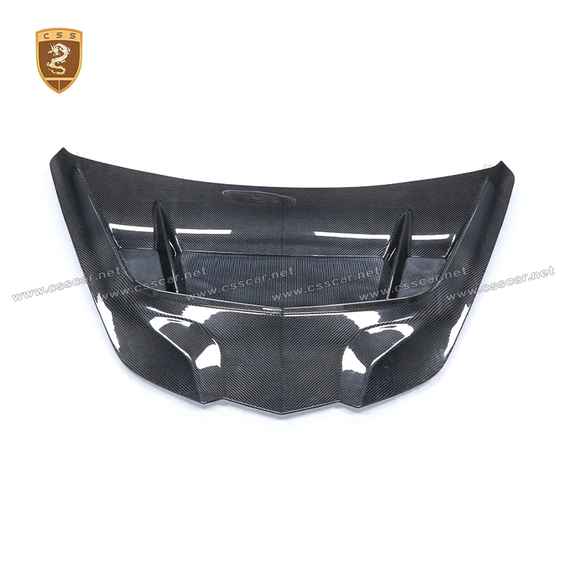 For Chevrolet Corvette C8 Z06 upgrade ZR1.2 Carbon Fiber Front Bumper Engine Bonnet Air Intake Cover Hood Exterior Accessories