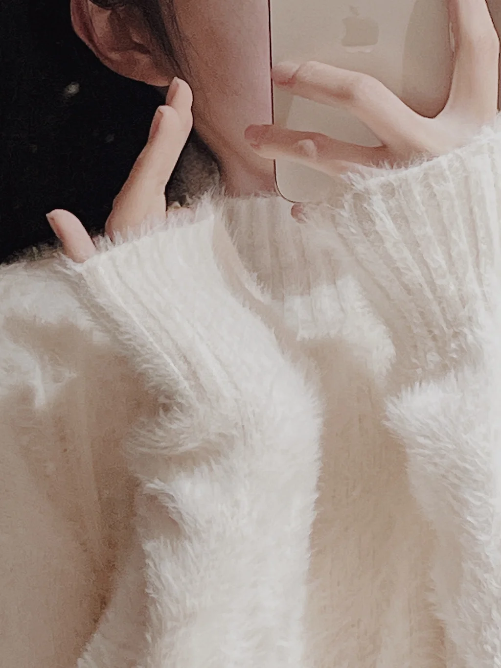 

Женский осенне-зимний новый вязаный ленивый свитер из норки, бархата с длинными волосами, цвет средней длины, осень-зима