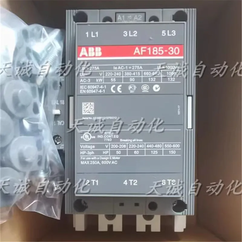 

Оригинальный контактор ABB AF185-30-11 100-250VAC 1SFL491001R701 1В наличии