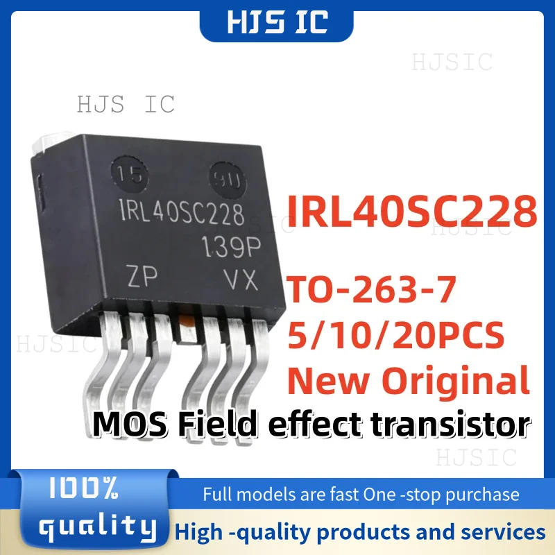 5/10/20PCS 100% NEW Original IRL40SC228 L40SC228 TO-263-7 N channel 40V 557A Field effect MOS tube In Stock