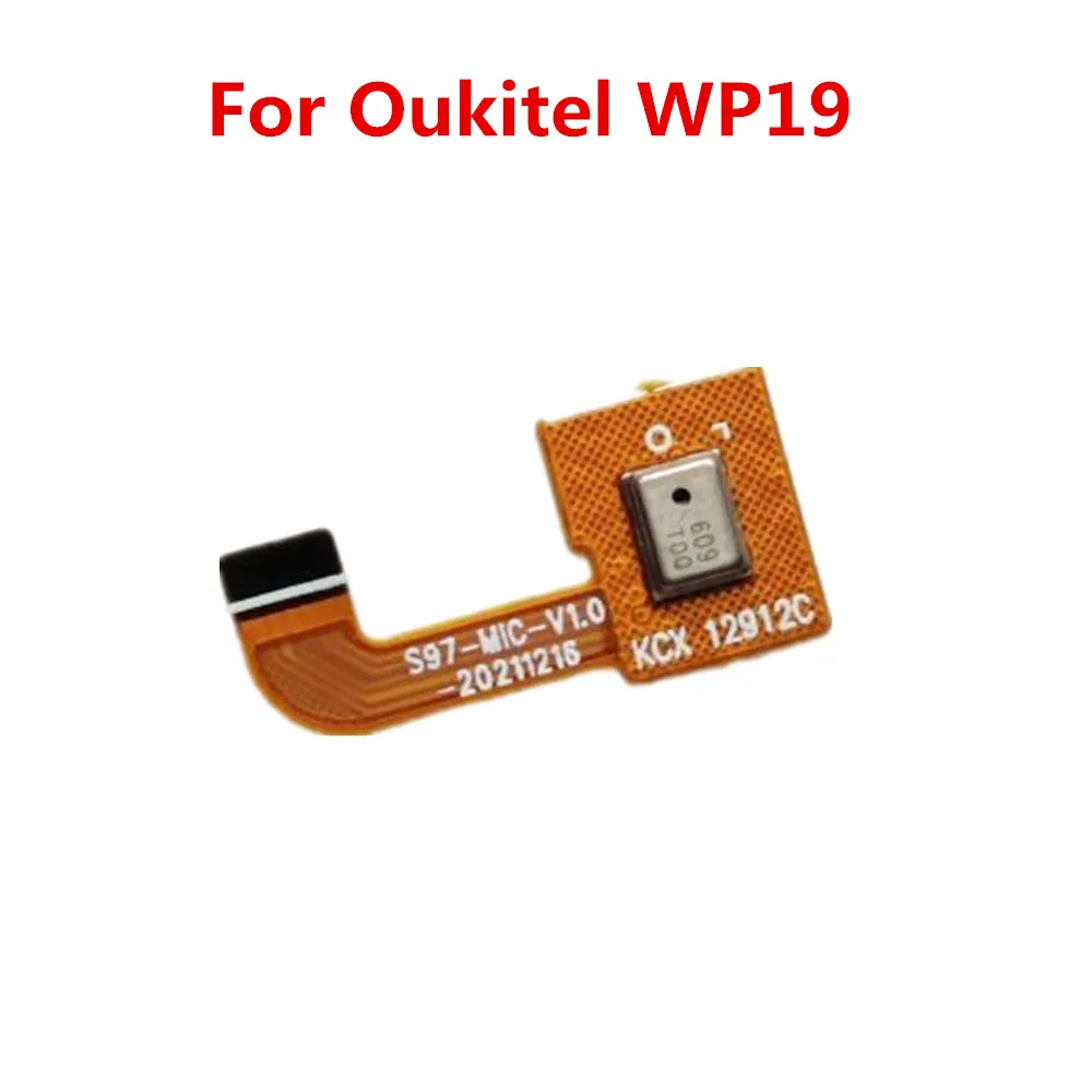 For Oukitel WP19 Cell Phone New Original Microphone FPC Side Parts MIC Flex Cable Repair Parts