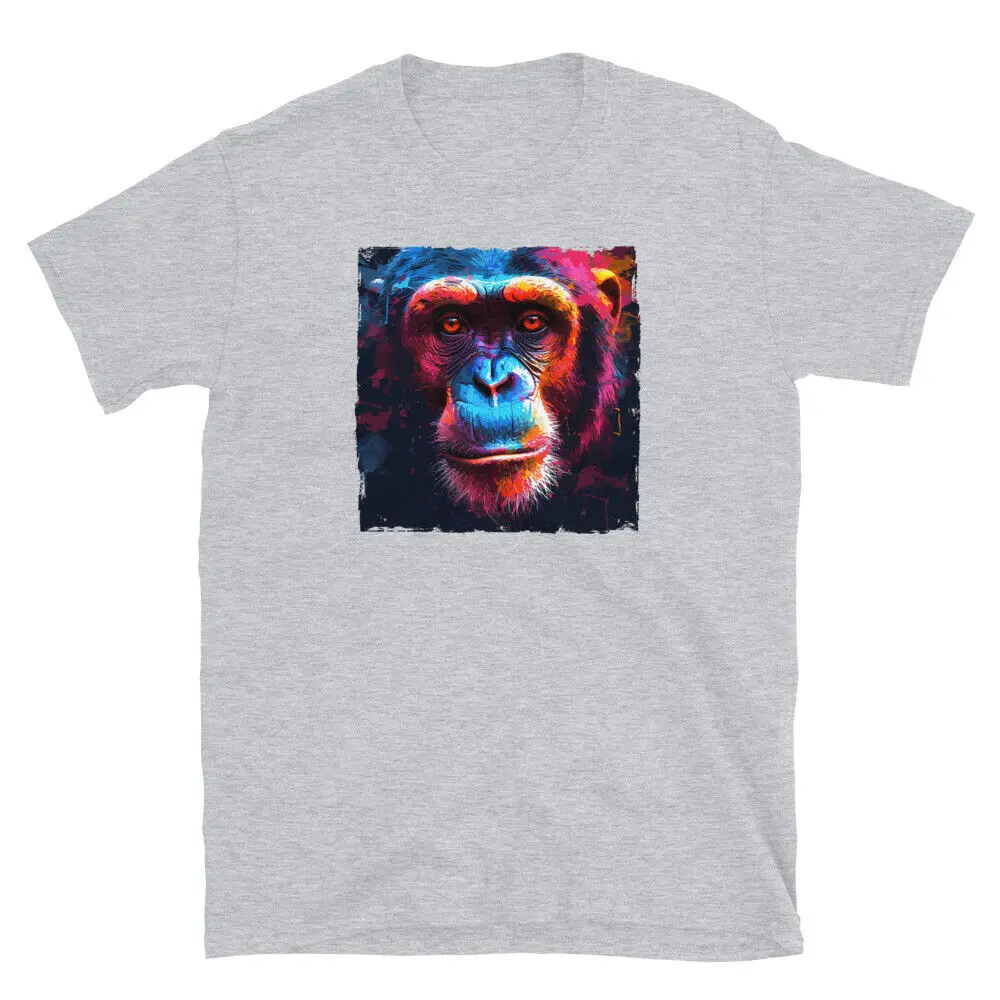 Gorilla Silverback T-shirt Jungle King Graphic Tee Silver Back