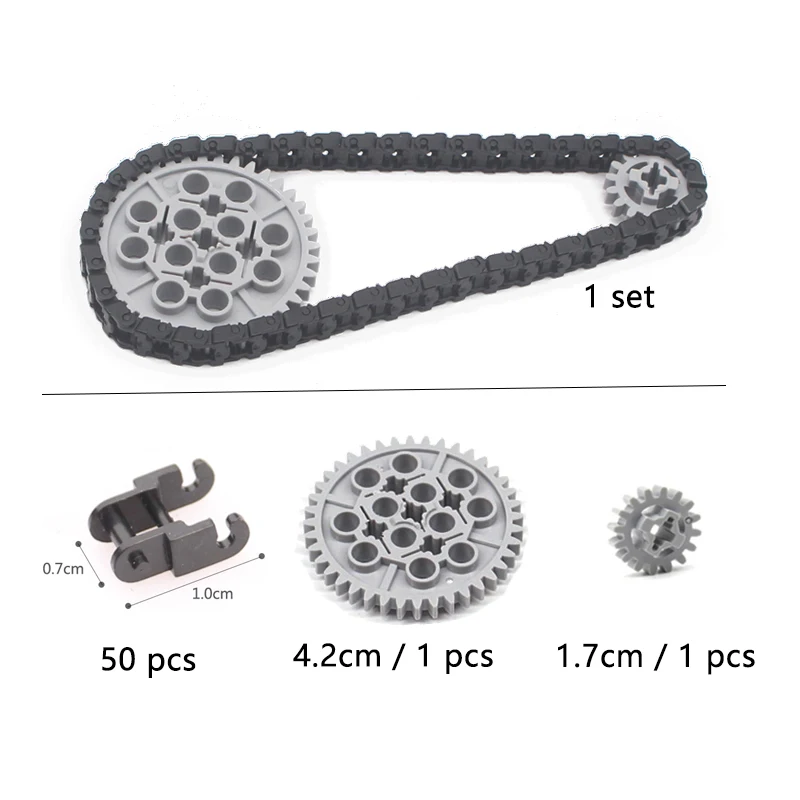 Kleine bouwsteendeeltjes, combinatie van tankrails, technisch voertuigrailsvervoer, militaire accessoires, 57518-onderdelen