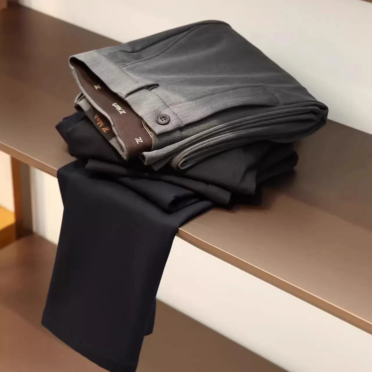 

Итальянские роскошные мужские брюки из 3D-ткани с подогревом, повседневные, длинные, утепленные, осенние, с эффектом самонагревания