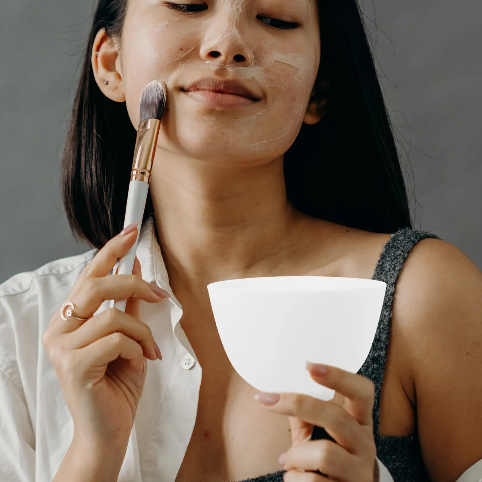 

3pcs Silicone Mixing Bowls for Facial Mask DIY Clay Bowl Supplies Soft Durable Anti Drop Hairdressing Oil Making